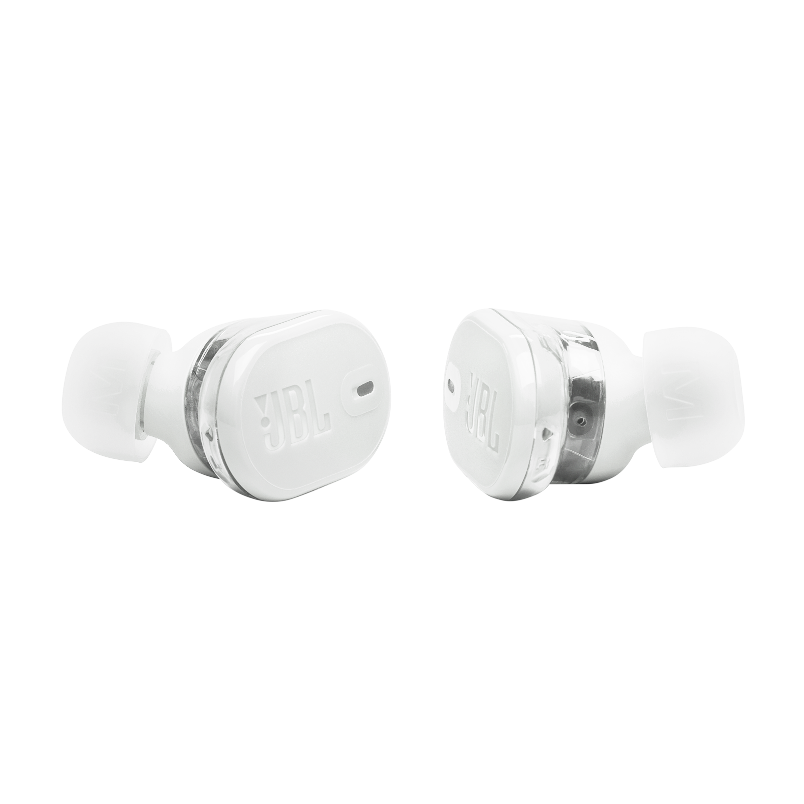 JBL Tune Buds 2 Ghost Edition - Ghost White - True Wireless Noise Cancelling Earbuds - Detailshot 4